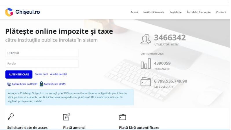 Alerta: Ghiseul.ro, clonat de infractorii cibernetici. Cum diferentiem platforma oficiala de replicile frauduloase