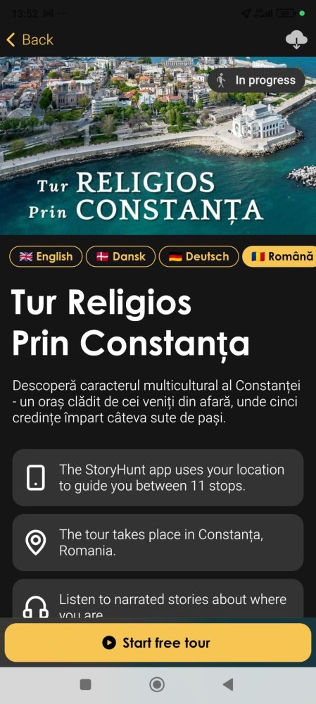 Primaria Constanta lanseaza aplicatia de trasee turistice StoryHunt Audio Tours & Guides Primaria Constanta lanseaza aplicatia de trasee turistice StoryHunt Audio Tours & Guides