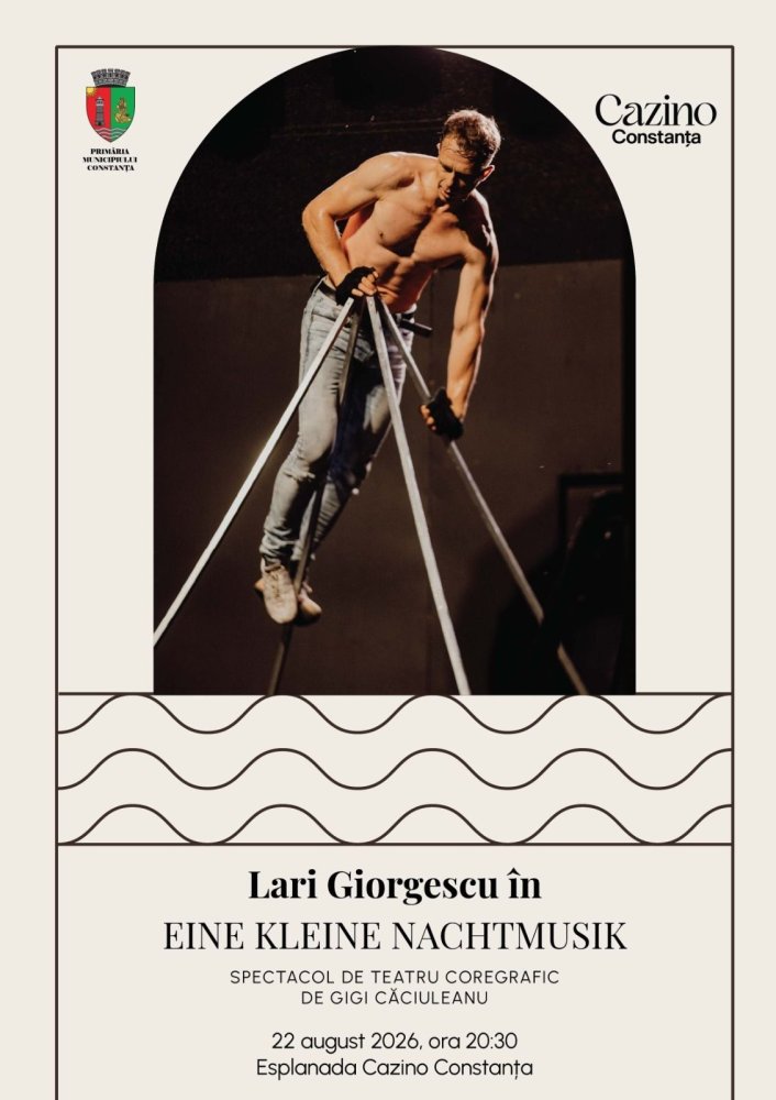 Lari Giorgescu aduce „Eine Kleine Nachtmusik” pe Esplanada Cazinoului din Constanta Lari Giorgescu aduce „Eine Kleine Nachtmusik” pe Esplanada Cazinoului din Constanta