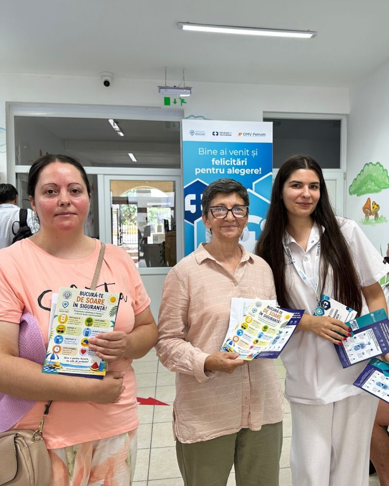 Asociatia Medcorp si OMV Petrom au oferit aproape 500 de consulturi medicale gratuite locuitorilor din Tuzla si Costinesti