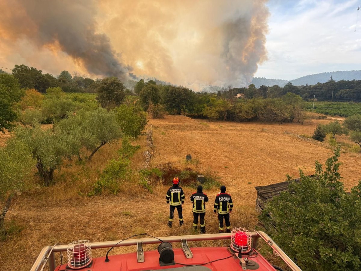 Cel de-al doilea schimb de pompieri romani care au intervenit in incendiile din Franta s-a intors acasa. Video