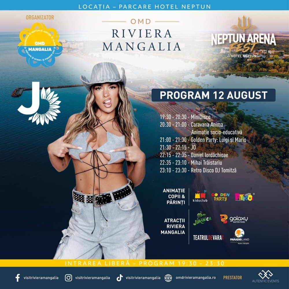 Cei mai mari artisti ai momentului invadeaza Riviera Mangalia de Ziua Marinei Cei mai mari artisti ai momentului invadeaza Riviera Mangalia de Ziua Marinei