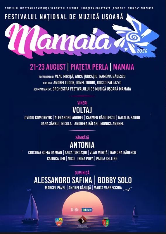 Antonia, Voltaj si Andreea Balan o parte dintre artistii care vor canta la Festivalul Mamaia 2026