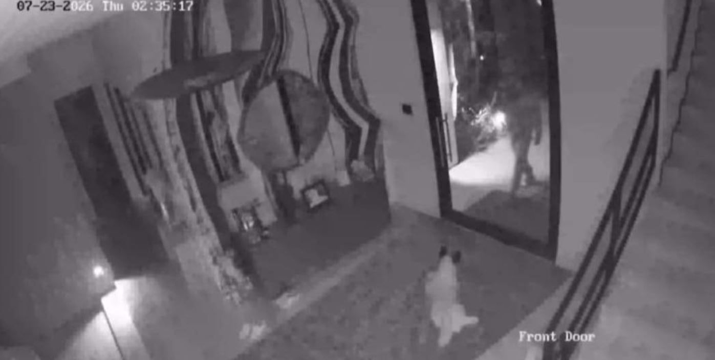 Casa lui Dragos Savulescu din Los Angeles a fost sparta! Imagini de pe camerele de supraveghere
