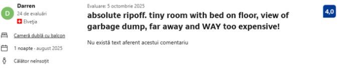 Ce a patit un turist elvetian, cazat in pensiunea de 4 stele a lui Smiley si Radu Valcan, din Vama Veche