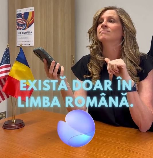 Ambasada SUA la Bucuresti, mesaj amuzant de Ziua Limbii Romane. Video