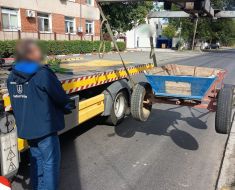 Căruță confiscată de polițiștii locali pe strada Celulozei din Constanța: Amendă uriașă pentru proprietar