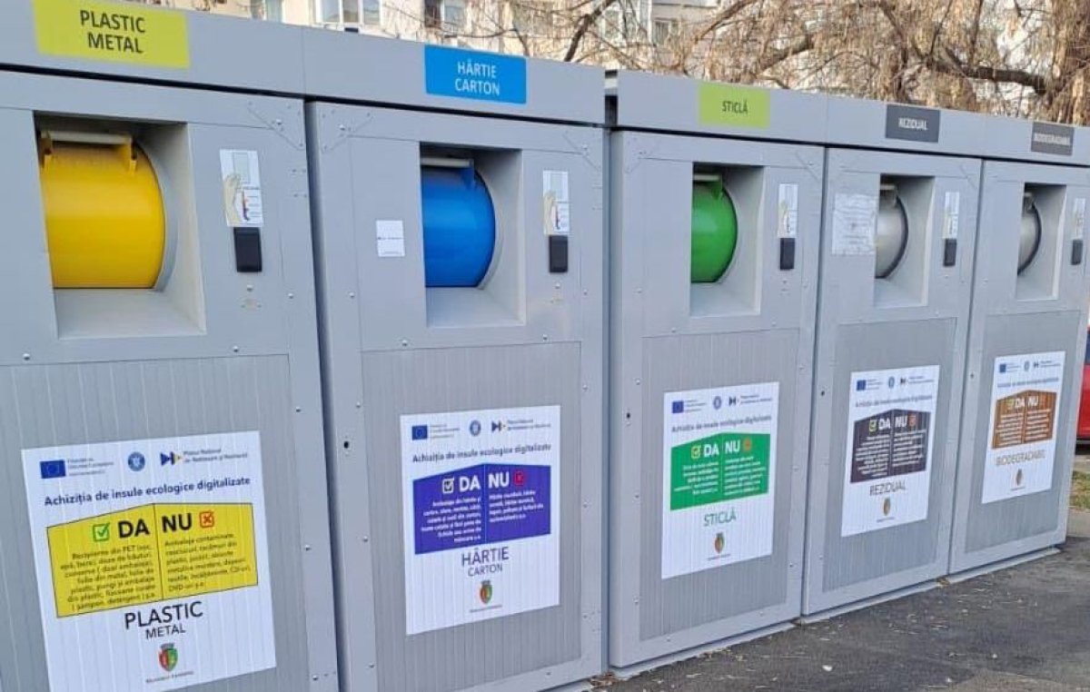 Cele 275 de insule ecologice din municipiul Constanta devin operationale