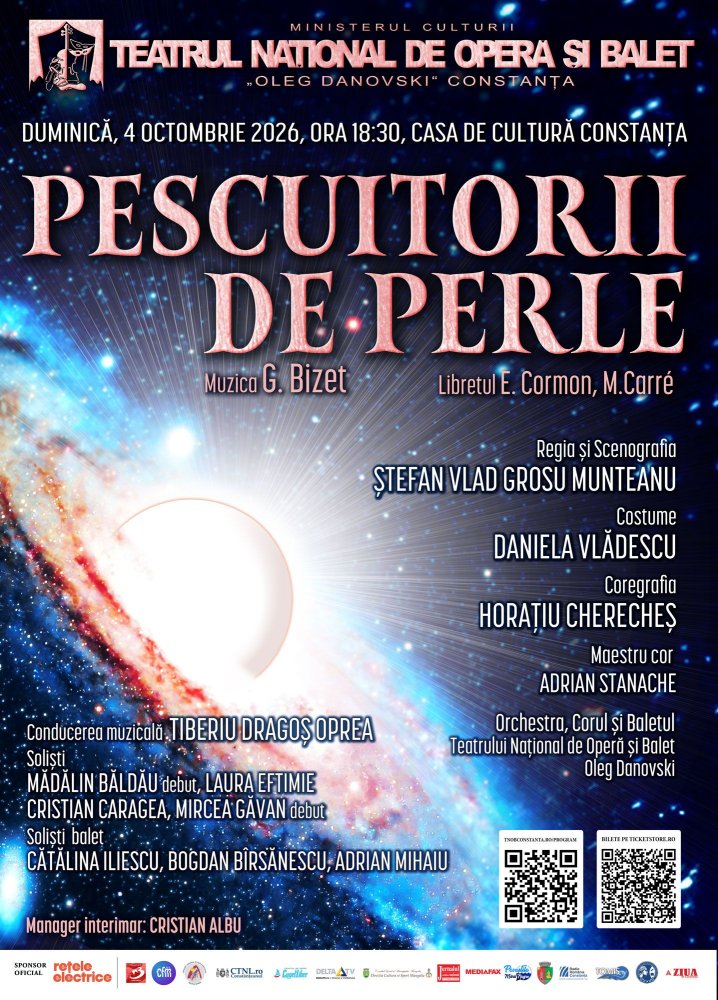 Cat de departe poate merge iubirea pentru a invinge destinul? „Pescuitorii de perle” la Constanta Cat de departe poate merge iubirea pentru a invinge destinul? „Pescuitorii de perle” la Constanta