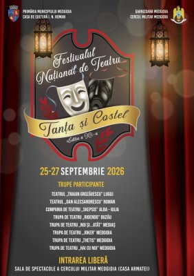Festivalul de Teatru „Tanța și Costel” va avea loc și în acest an, la Medgidia