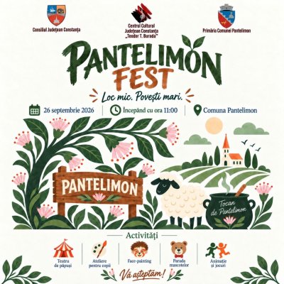 Centrul Cultural „Teodor T. Burada” și Consiliul Județean Constanța organizează Pantelimon Fest