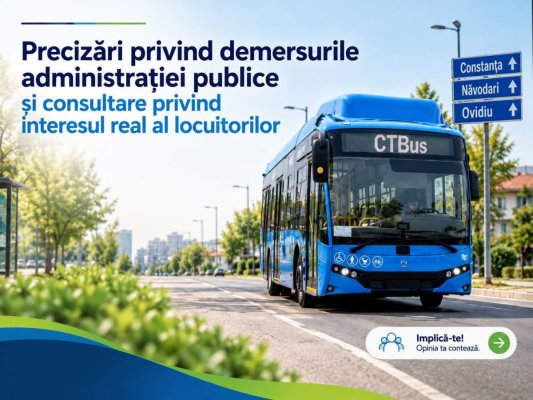 Comuna Lumina se pregătește de intrarea în Inelul 2 al transportului metropolitan Constanța