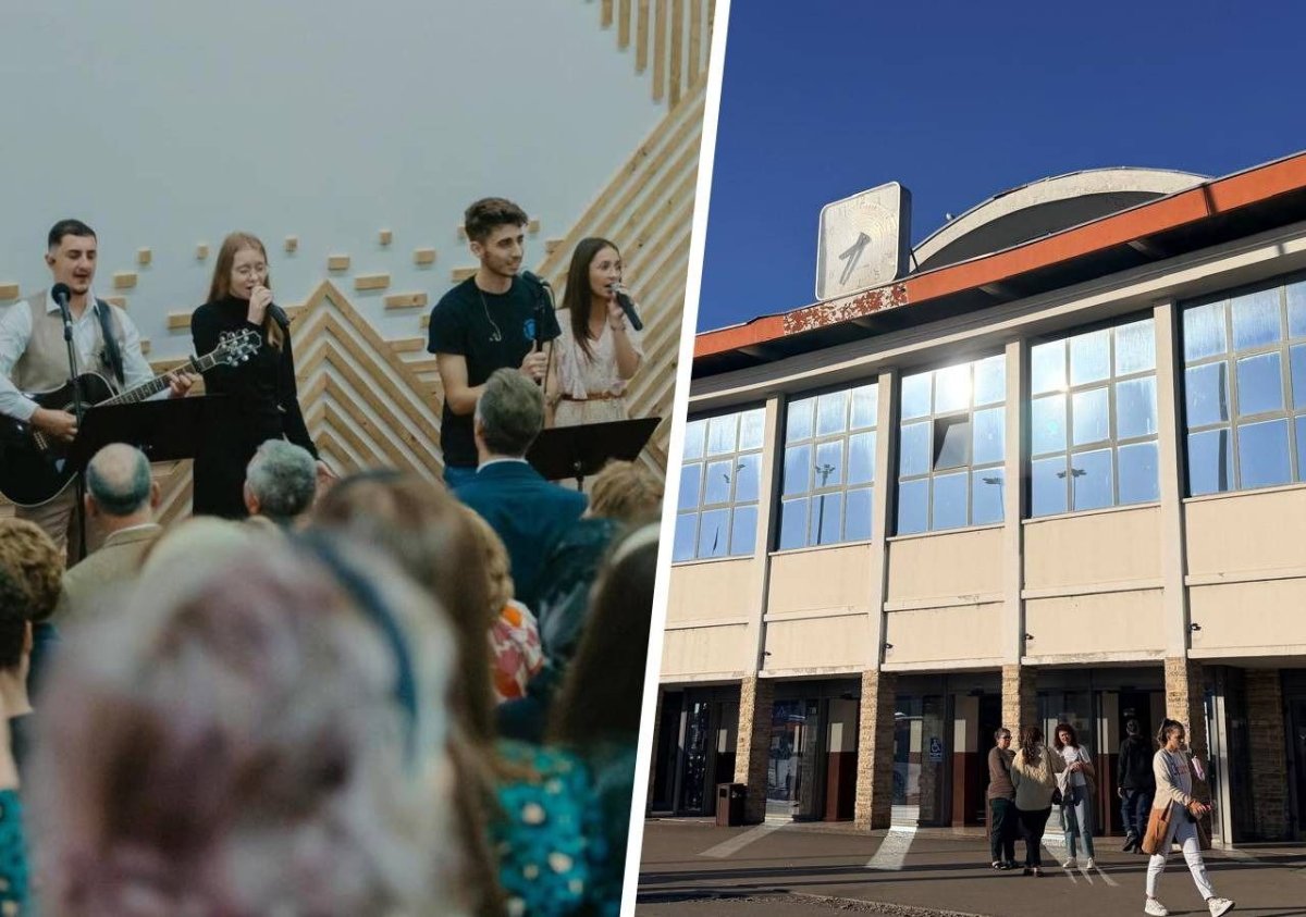 Minune! Unii asteapta trenul, in timp ce altii se roaga la sfinti! in subsolul Garii Constanta functioneaza o biserica penticostala. Video Minune! Unii asteapta trenul, in timp ce altii se roaga la sfinti! in subsolul Garii Constanta functioneaza o biserica penticostala. Video