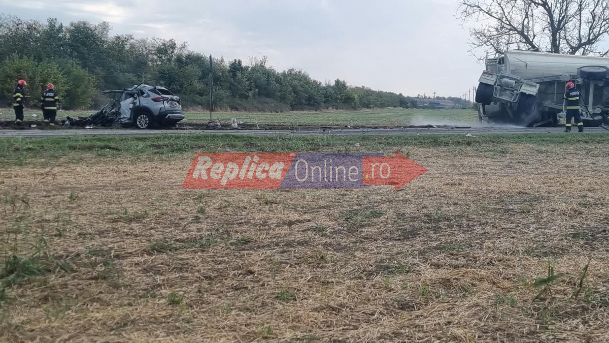 Accident mortal la iesire din Murfatlar spre Ciocarlia de Sus! Un sofer a murit carbonizat. Video Accident mortal la iesire din Murfatlar spre Ciocarlia de Sus! Un sofer a murit carbonizat. Video