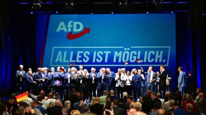 Prima reacție din AfD, după ce a câștigat alegerile în doilea land din Germania: Anunță negocieri cu toate partidele