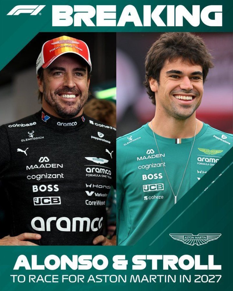 Formula 1: La 45 de ani, Fernando Alonso isi prelungeste contractul cu Aston Martin pana in 2027 Formula 1: La 45 de ani, Fernando Alonso isi prelungeste contractul cu Aston Martin pana in 2027