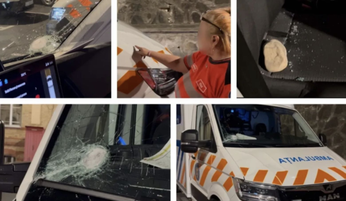 Opt persoane au fost trimise în judecată, după incidentul zguduitor din Cluj în care o ambulanță a fost blocată și atacată cu topoare