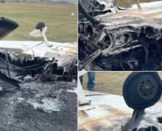 Incident aviatic pe Aerodromul din Iași. Un avion de mici dimensiuni s-a prăbușit și a luat foc Incident aviatic pe Aerodromul din Iași. Un avion de mici dimensiuni s-a prăbușit și a luat foc