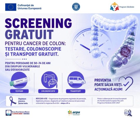 Primăria Năvodari continuă proiectul pentru diagnosticarea cancerului colorectal