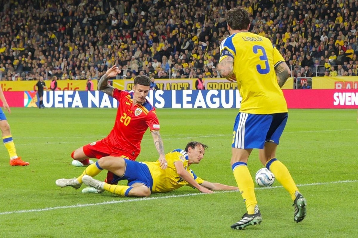 Romania debuteaza in Nations League cu o infrangere in fata Suediei Romania debuteaza in Nations League cu o infrangere in fata Suediei