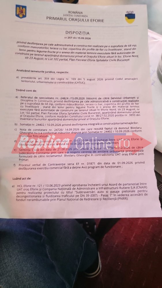 Demolare cu cantec. Cum a reusit Primaria Eforie sa distruga o afacere de familie veche de 30 de ani? Video Demolare cu cantec. Cum a reusit Primaria Eforie sa distruga o afacere de familie veche de 30 de ani? Video