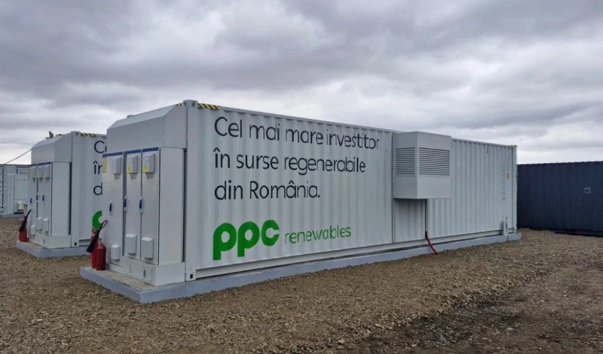 O noua baterie, de 120 MWh, va fi pusa in Dobrogea de PPC la un parc eolian operational O noua baterie, de 120 MWh, va fi pusa in Dobrogea de PPC la un parc eolian operational