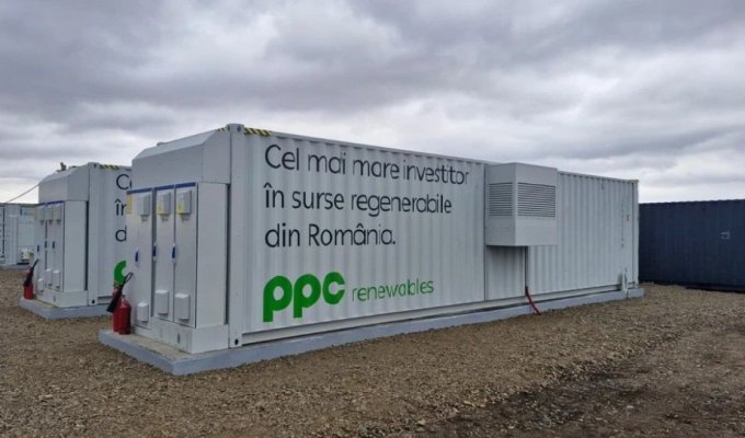 O nouă baterie, de 120 MWh, va fi pusă în Dobrogea de PPC la un parc eolian operațional