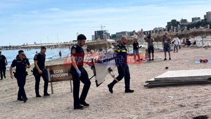 Alertă pe plaja Neversea: o dronă a fost găsită în mare! Video 