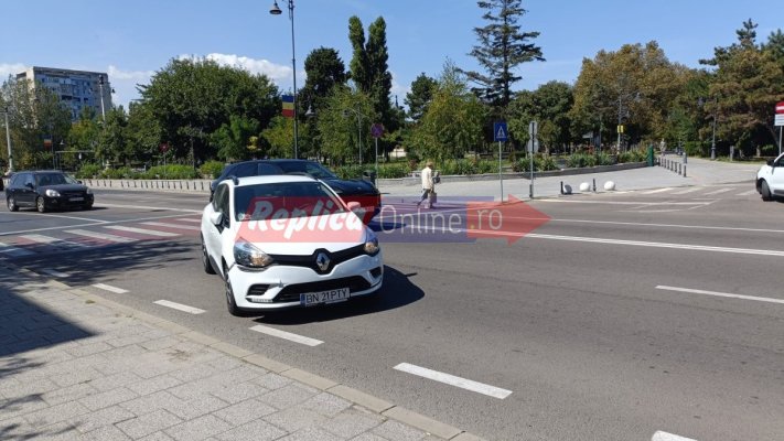 Un pieton a fost lovit de o mașină, în fața Consiliului Județean Constanța
