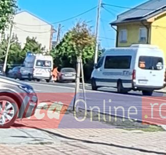 Accident rutier in localitatea Ovidiu: un Audi a ramas fara airbag. Video