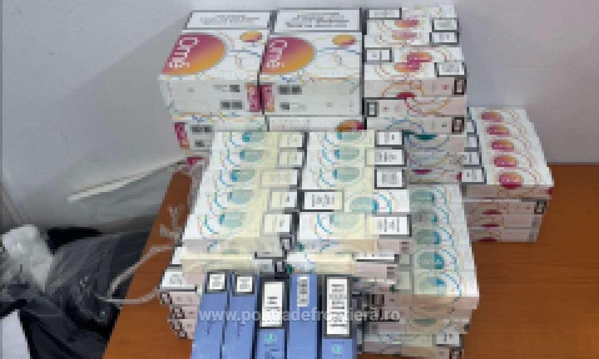 Captura masiva la frontiera: Bunuri contrafacute si tigari de contrabanda de aproape 900.000 de lei, confiscate la Giurgiu si Bechet