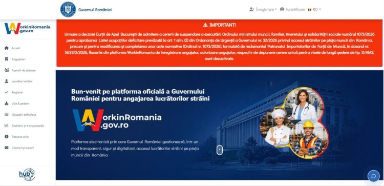 Blocaj pentru angajatorii care aduc muncitori străini în România. Platforma WorkinRomania a fost dezactivată
