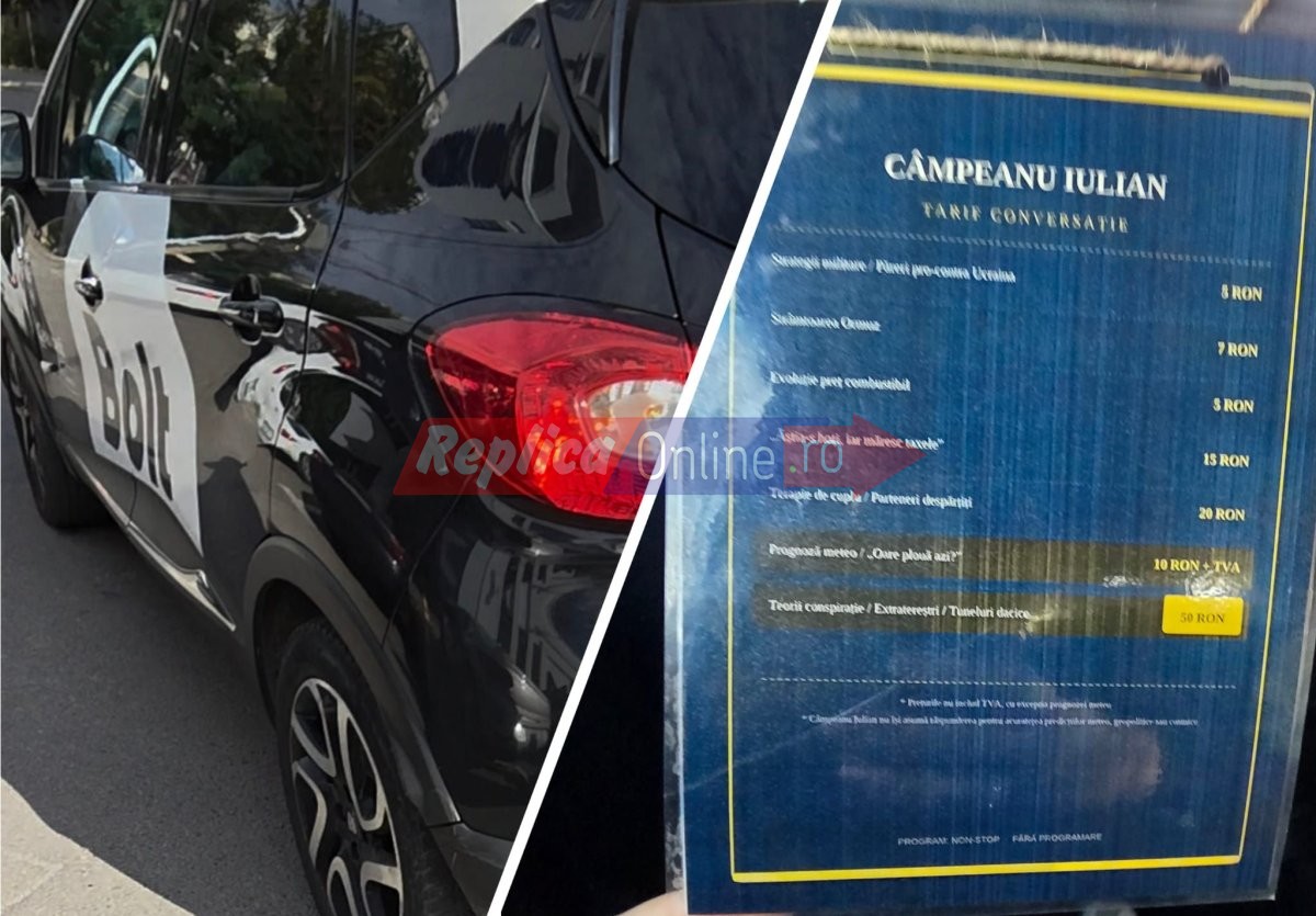 Un sofer Bolt din Constanta a inventat ”taxa pe conversatie”. Strategia e inedita, iar lista... savuroasa! Video Un sofer Bolt din Constanta a inventat ”taxa pe conversatie”. Strategia e inedita, iar lista... savuroasa! Video