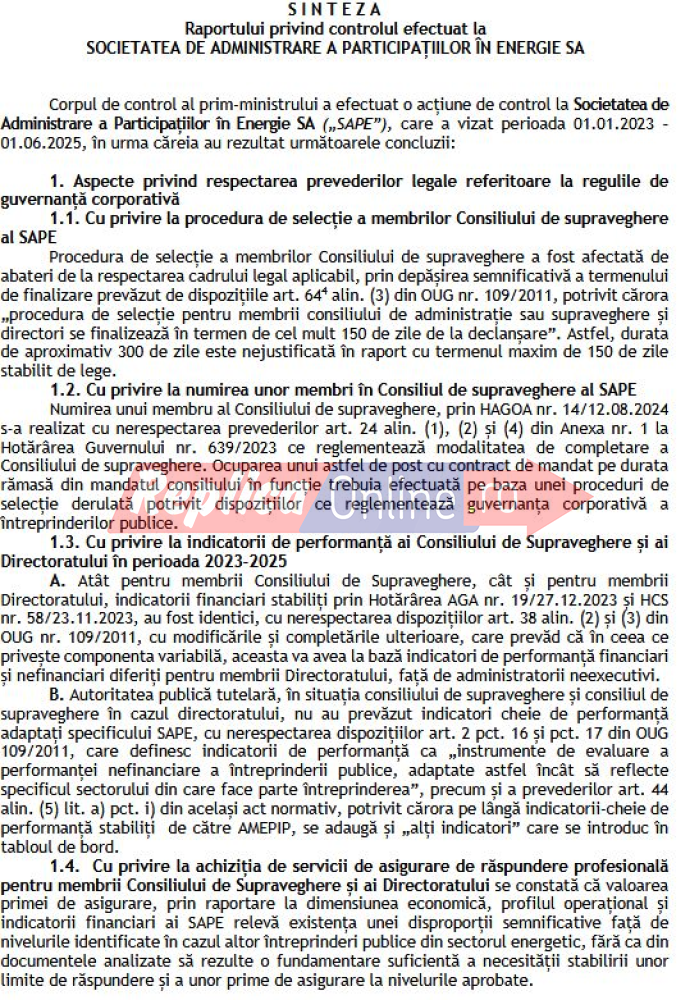 Contracte ilegale de 440 de milioane de lei negociate in secret. Raport dezastruos la SAPE, companie condusa de un apropiat al lui Ilie Bolojan Contracte ilegale de 440 de milioane de lei negociate in secret. Raport dezastruos la SAPE, companie condusa de un apropiat al lui Ilie Bolojan
