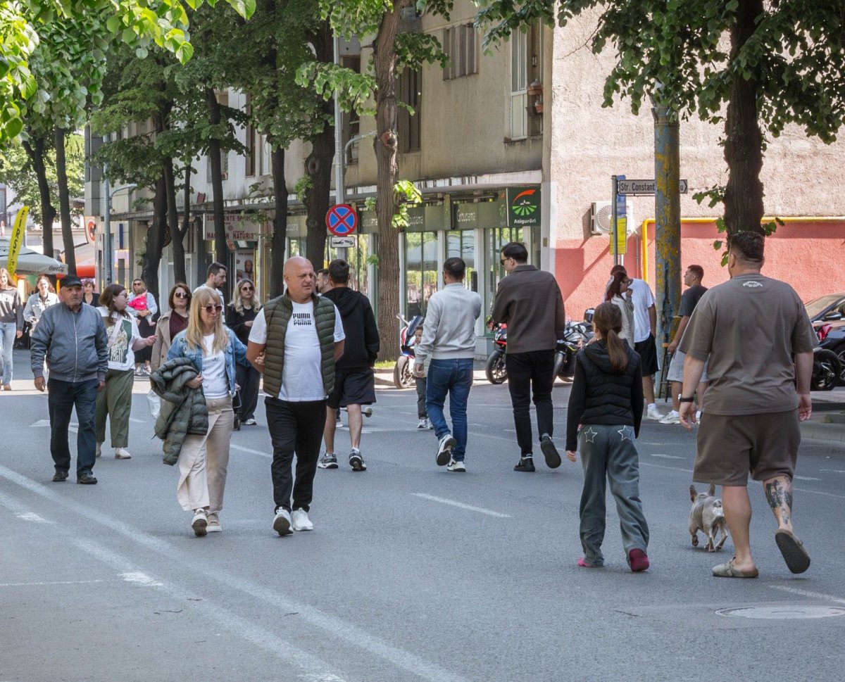 Bulevardul Tomis devine pietonal si in aceasta sambata: Plimbari in aer liber si momente frumoase cu familia