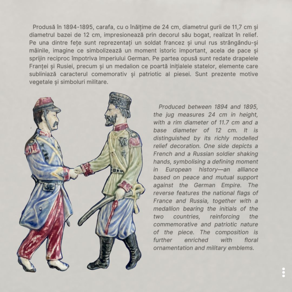 Exponatul lunii octombrie la Muzeul de Istorie si Arheologie Constanta: Istorie prinsa in carafa