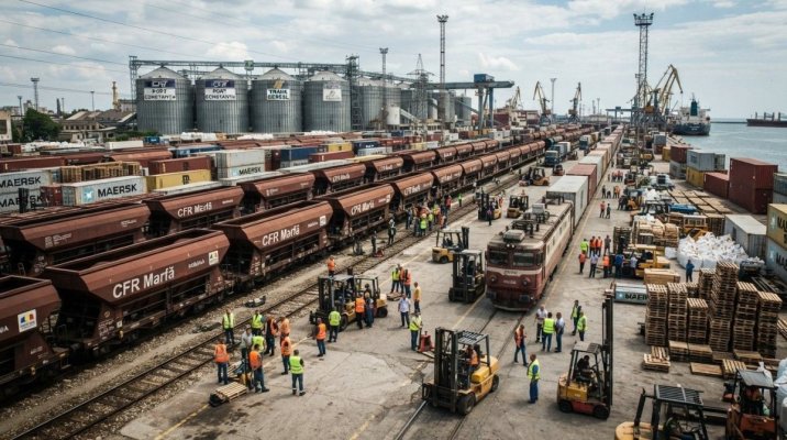 Agricultorii români acuză Ministerul Transporturilor că lasă cerealele din Ucraina să blocheze Portul Constanța
