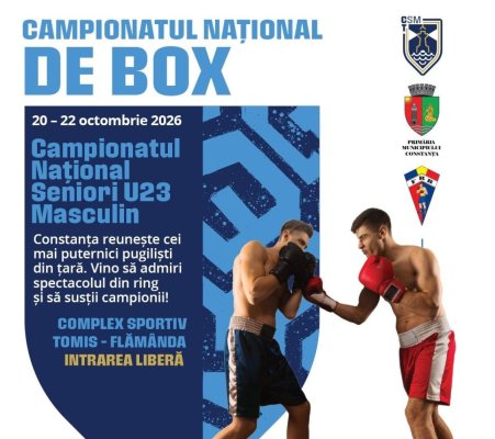 CSM Constanța va fi co-gazdă a Campionatului Național de Box pentru Seniori - U23