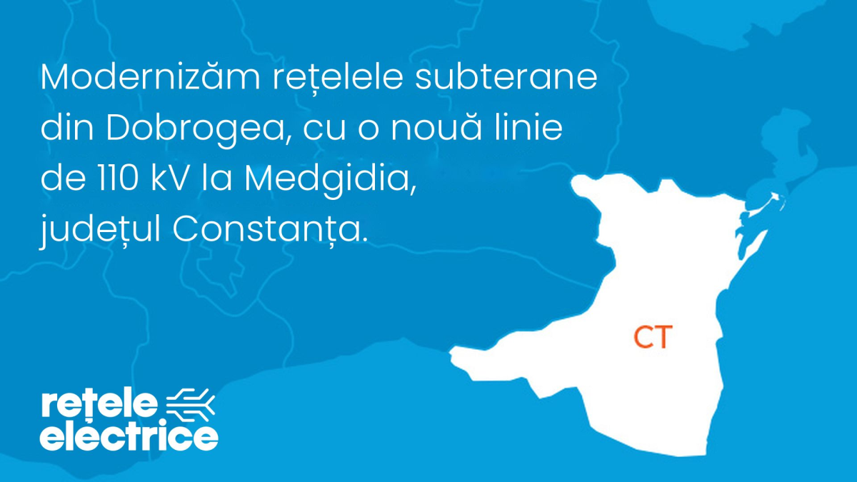 Retele Electrice Romania construieste o noua linie subterana la Medgidia: investitie de peste 54 de milioane de lei Retele Electrice Romania construieste o noua linie subterana la Medgidia: investitie de peste 54 de milioane de lei