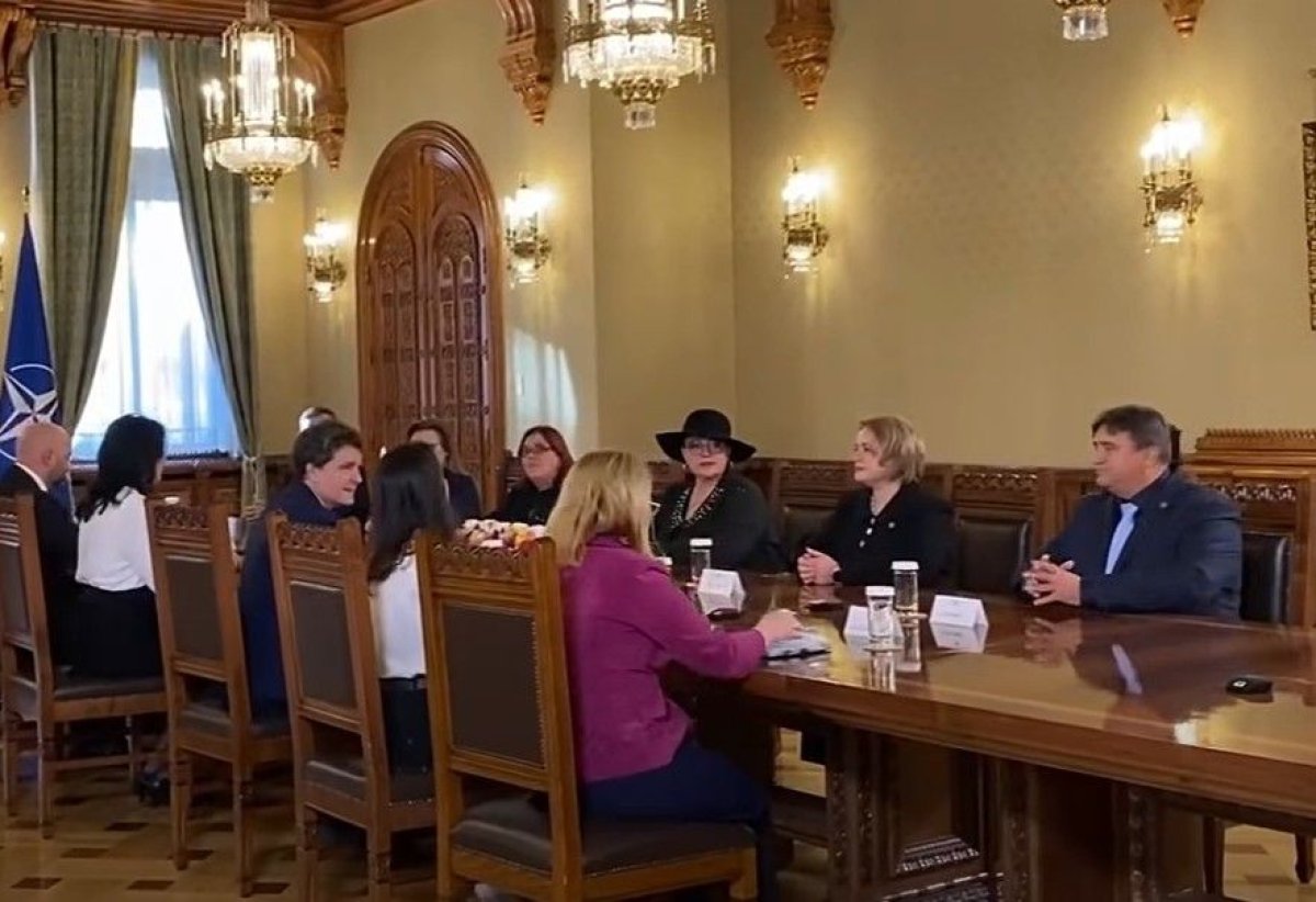 Diana sosoaca l-a certat pe Nicusor Dan pentru arestarea lui Georgescu i-a spus ca nu il recunoaste ca presedinte. Video Diana sosoaca l-a certat pe Nicusor Dan pentru arestarea lui Georgescu i-a spus ca nu il recunoaste ca presedinte. Video