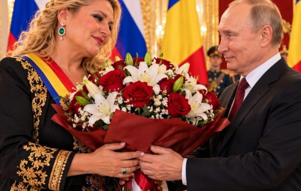 Diana sosoaca a generat o fotografie cu AI, pentru a-i ura „la multi ani“ lui Vladimir Putin Diana sosoaca a generat o fotografie cu AI, pentru a-i ura „la multi ani“ lui Vladimir Putin