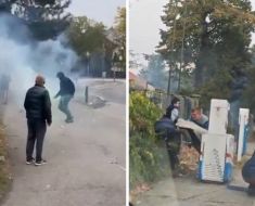Alegeri marcate de violențe, în Serbia. Tineri care ieșeau de la vot, atacați cu materiale pirotehnice. Video Alegeri marcate de violențe, în Serbia. Tineri care ieșeau de la vot, atacați cu materiale pirotehnice. Video