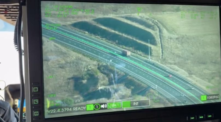 Din aer sau de la sol! Polițiștii constănțeni au monitorizat marile artere rutiere cu sprijinul Inspectoratului General de Aviație