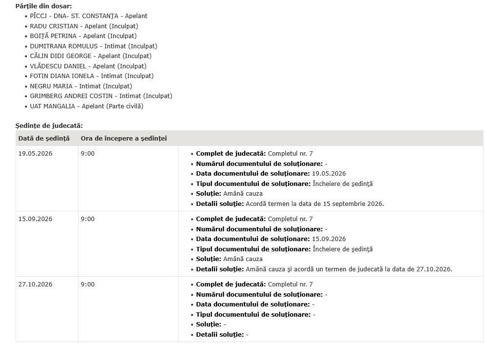 Cristian Radu, fostul primar din Mangalia, tremura in fata judecatorilor de la Curtea Suprema. Scapa definitiv de dosarul Grimberg sau continua agonia?