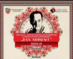 Festivalul „Dan Moisescu”, la ediția a XXX-a. Două seri în care cântecul popular românesc aduce la Constanța tinere talente și mari artiști Festivalul „Dan Moisescu”, la ediția a XXX-a. Două seri în care cântecul popular românesc aduce la Constanța tinere talente și mari artiști