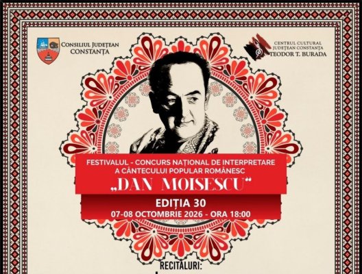 Festivalul „Dan Moisescu”, la ediția a XXX-a. Două seri în care cântecul popular românesc aduce la Constanța tinere talente și mari artiști