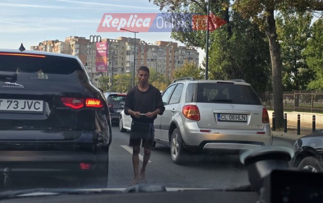 „Business“ pe Bdl 1 Mai: Semaforul de la Parcul Gării s-a transformat în program de lucru și sursă de venit pentru cerșetori