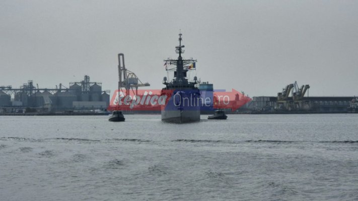 Fregata „Regele Ferdinand” se întoarce acasă, după ce a participat la Nato Sea Guardian. Video