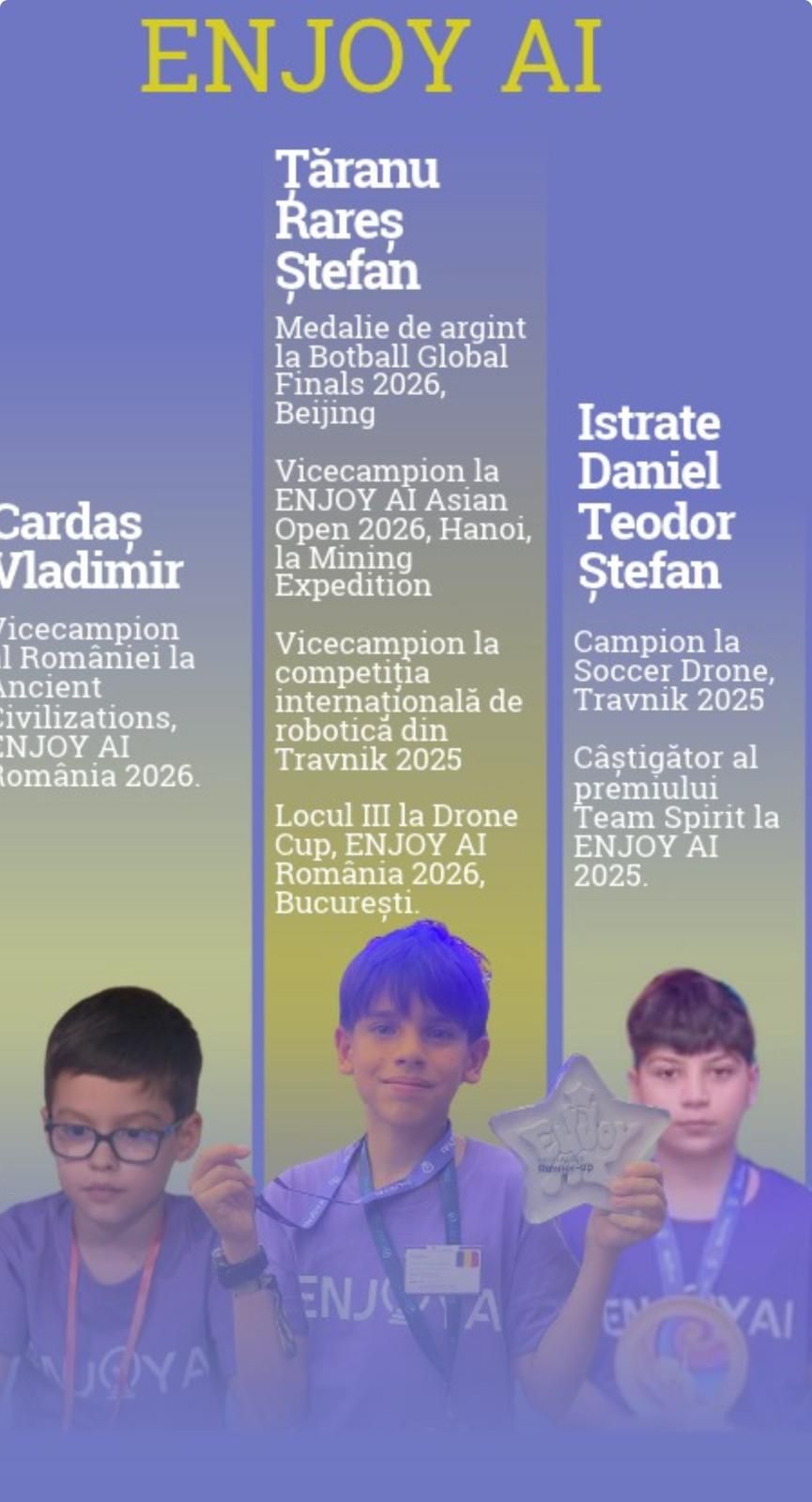 Cine sunt elevii care vor reprezenta Constanta intr-o competitie de robotica din Bosnia si Hertegovina? Cine sunt elevii care vor reprezenta Constanta intr-o competitie de robotica din Bosnia si Hertegovina?