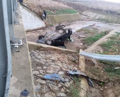 Accident rutier grav în Sibioara: O mașină s-a răsturnat